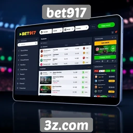 Experiência do usuário no Bet917 e sua interface